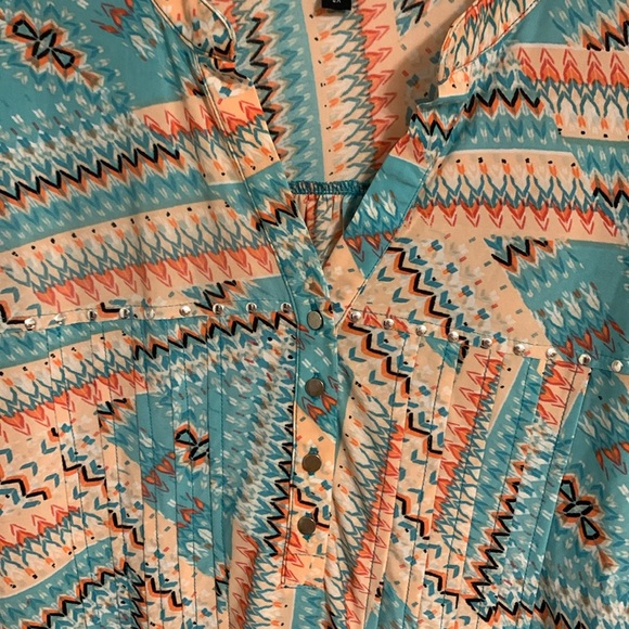 Multi-color blouse - Picture 3 of 4